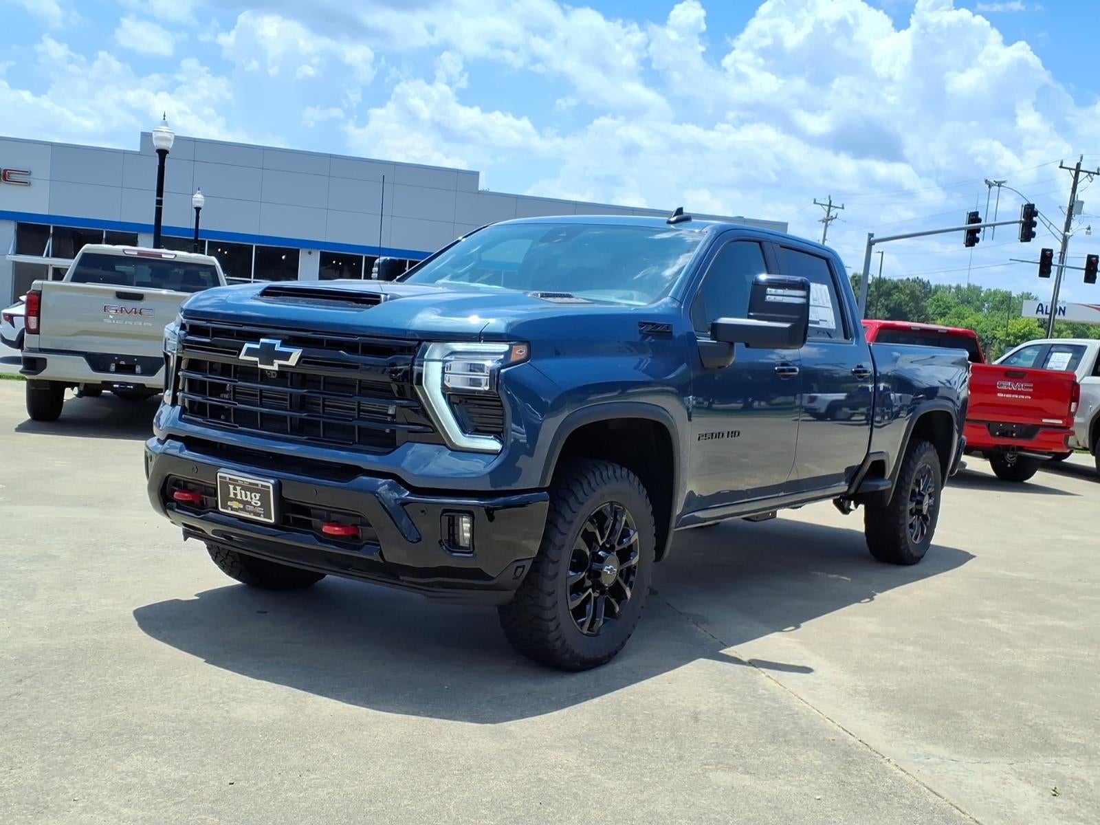 2026 Chevrolet Silverado 2500 HD LT in Lakeshore Blue Metallic — front three-quarter view